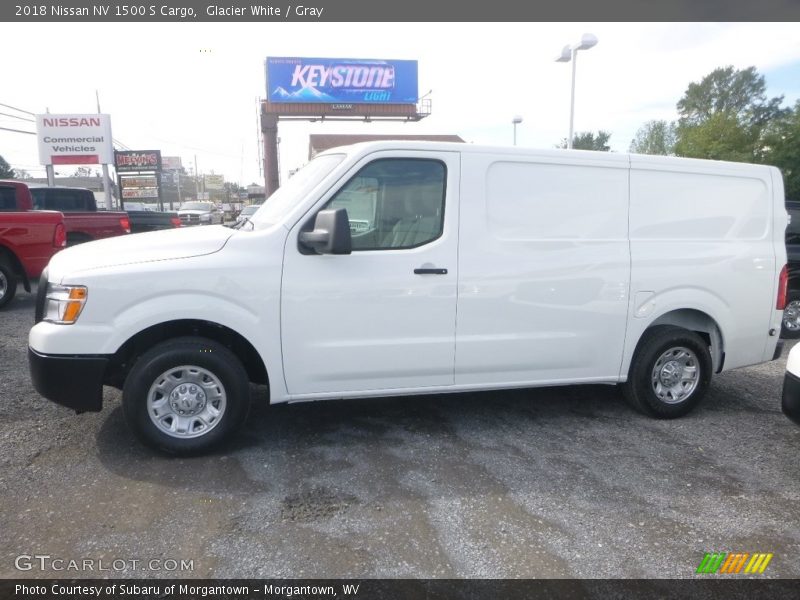 Glacier White / Gray 2018 Nissan NV 1500 S Cargo