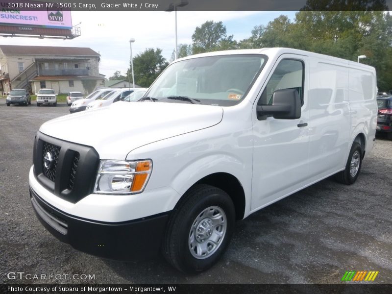 Glacier White / Gray 2018 Nissan NV 1500 S Cargo