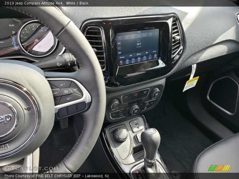 White / Black 2019 Jeep Compass Altitude 4x4