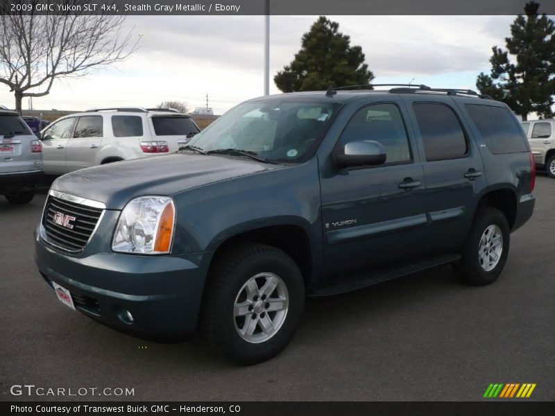 Stealth Gray Metallic / Ebony 2009 GMC Yukon SLT 4x4