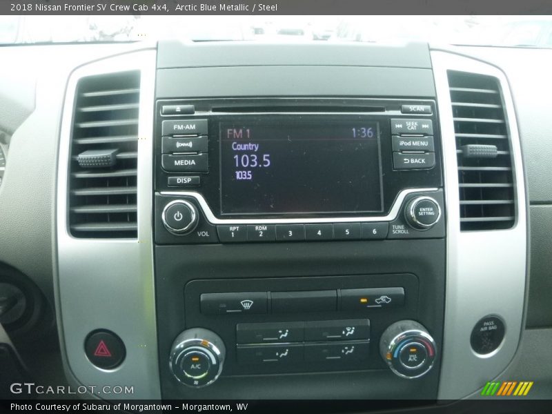 Arctic Blue Metallic / Steel 2018 Nissan Frontier SV Crew Cab 4x4