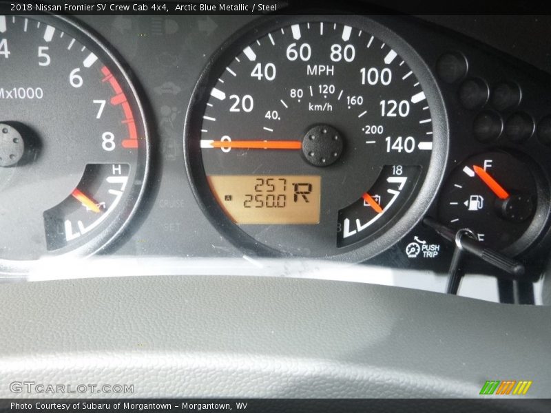 Arctic Blue Metallic / Steel 2018 Nissan Frontier SV Crew Cab 4x4