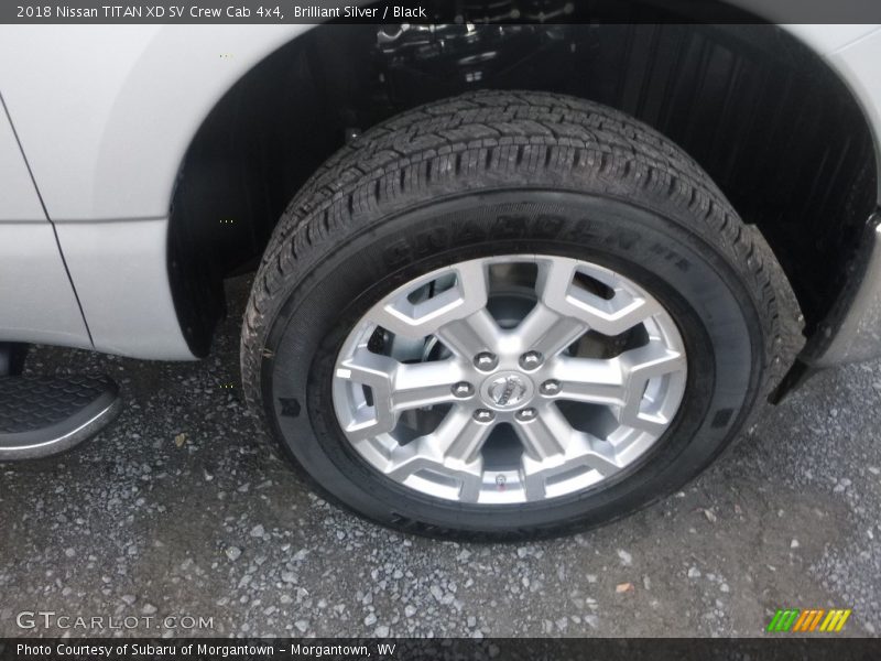 Brilliant Silver / Black 2018 Nissan TITAN XD SV Crew Cab 4x4