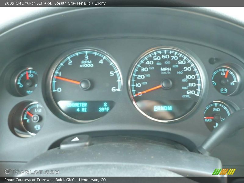 Stealth Gray Metallic / Ebony 2009 GMC Yukon SLT 4x4