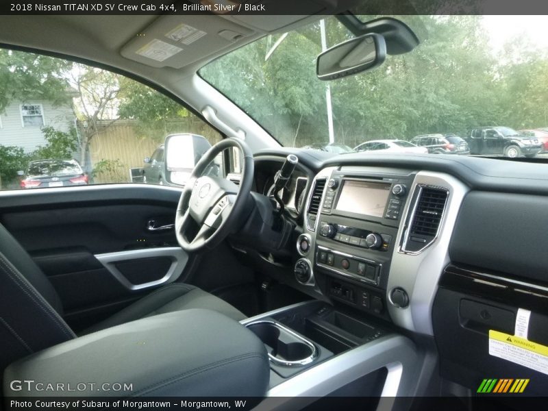 Brilliant Silver / Black 2018 Nissan TITAN XD SV Crew Cab 4x4