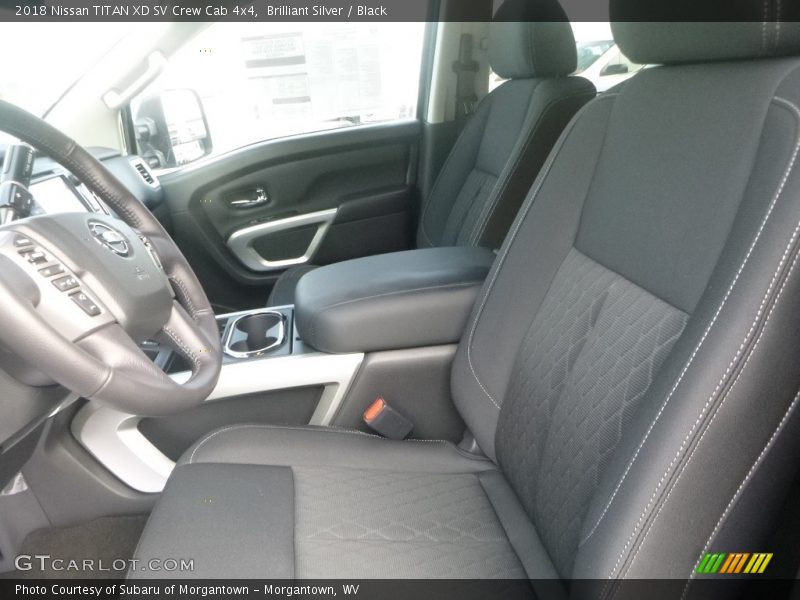 Brilliant Silver / Black 2018 Nissan TITAN XD SV Crew Cab 4x4