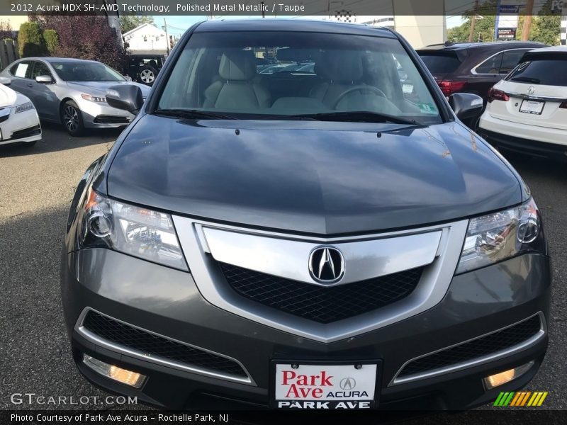 Polished Metal Metallic / Taupe 2012 Acura MDX SH-AWD Technology