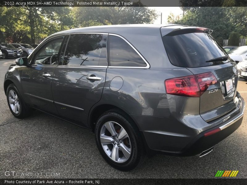 Polished Metal Metallic / Taupe 2012 Acura MDX SH-AWD Technology