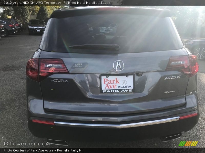 Polished Metal Metallic / Taupe 2012 Acura MDX SH-AWD Technology