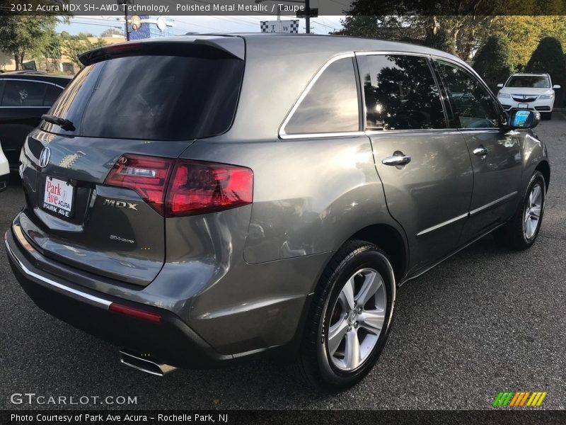 Polished Metal Metallic / Taupe 2012 Acura MDX SH-AWD Technology