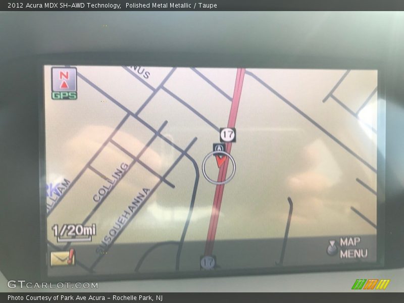 Polished Metal Metallic / Taupe 2012 Acura MDX SH-AWD Technology