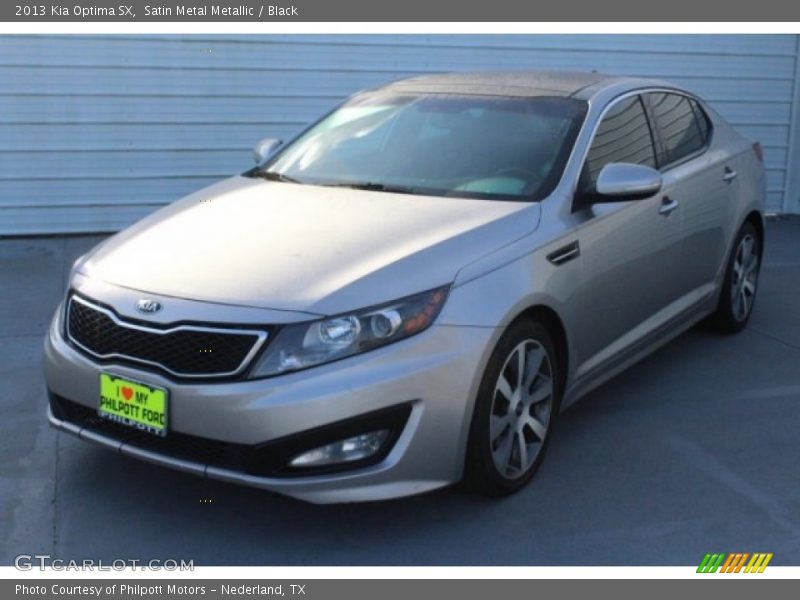 Satin Metal Metallic / Black 2013 Kia Optima SX