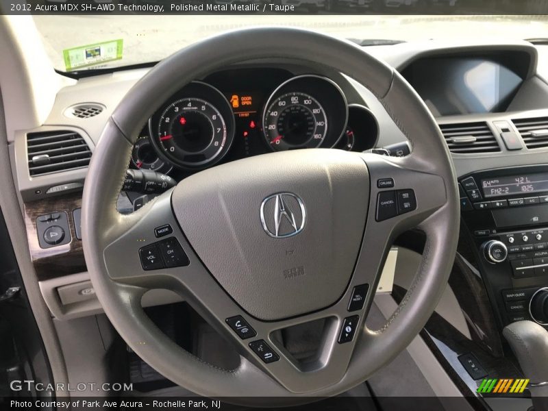 Polished Metal Metallic / Taupe 2012 Acura MDX SH-AWD Technology