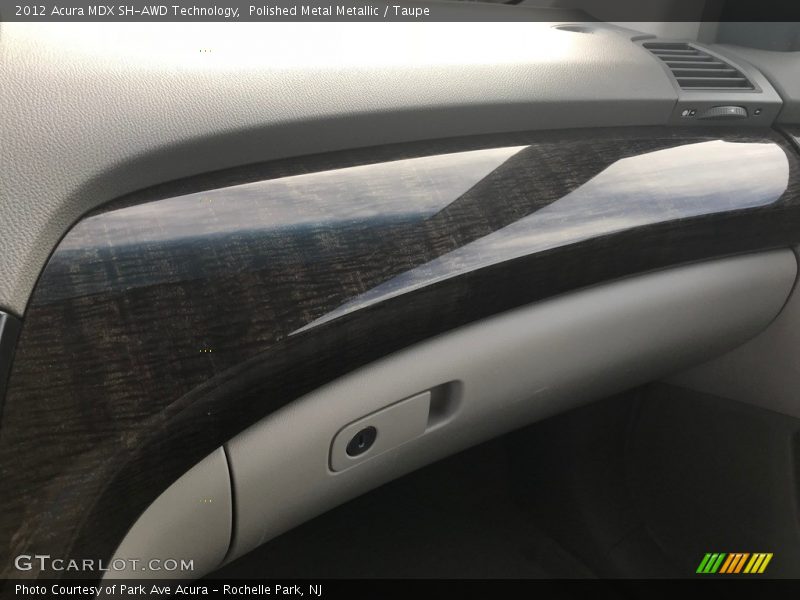 Polished Metal Metallic / Taupe 2012 Acura MDX SH-AWD Technology