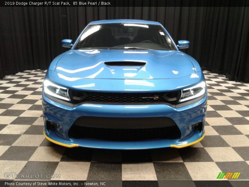 B5 Blue Pearl / Black 2019 Dodge Charger R/T Scat Pack