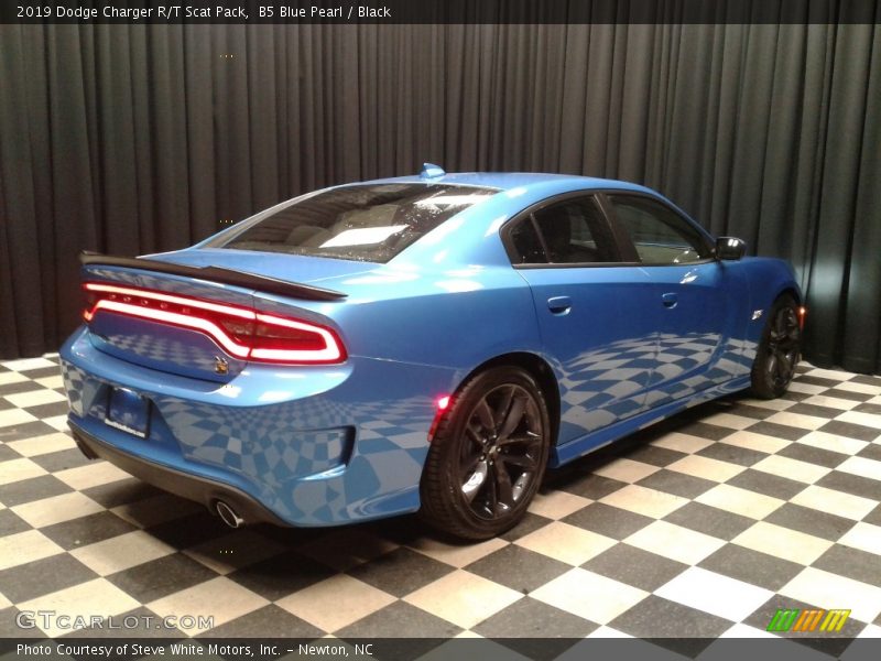 B5 Blue Pearl / Black 2019 Dodge Charger R/T Scat Pack