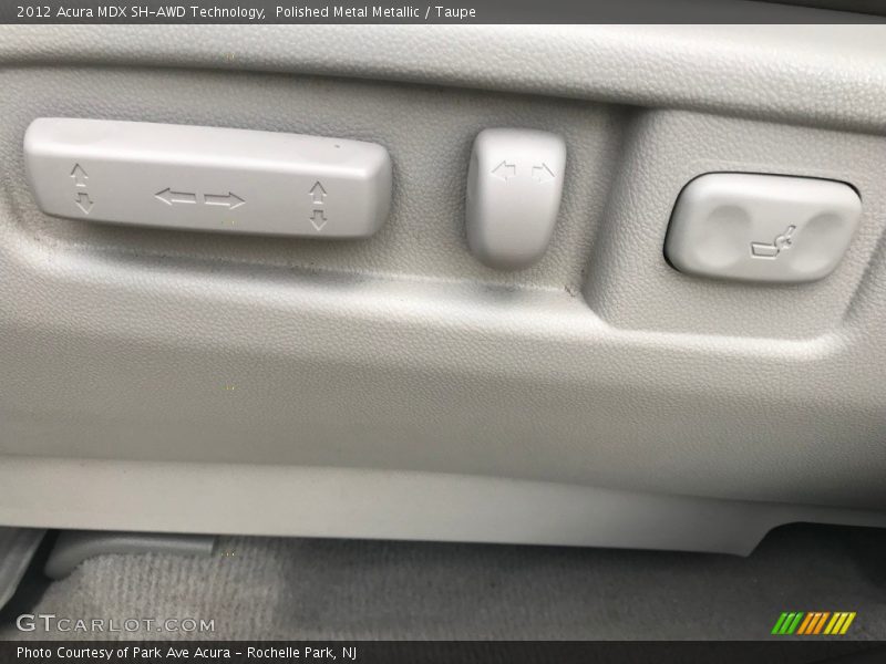 Polished Metal Metallic / Taupe 2012 Acura MDX SH-AWD Technology