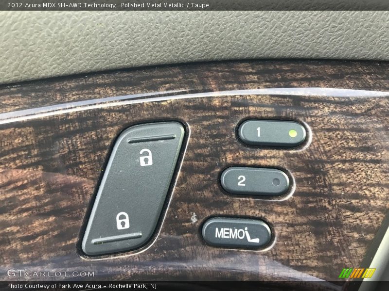 Polished Metal Metallic / Taupe 2012 Acura MDX SH-AWD Technology