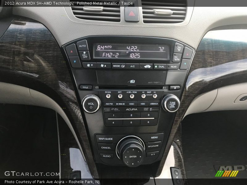 Polished Metal Metallic / Taupe 2012 Acura MDX SH-AWD Technology
