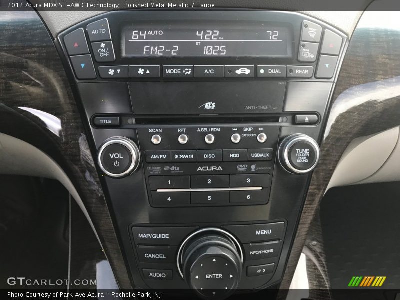 Polished Metal Metallic / Taupe 2012 Acura MDX SH-AWD Technology
