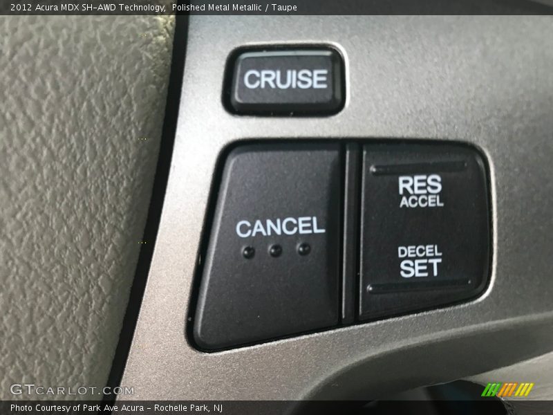 Polished Metal Metallic / Taupe 2012 Acura MDX SH-AWD Technology