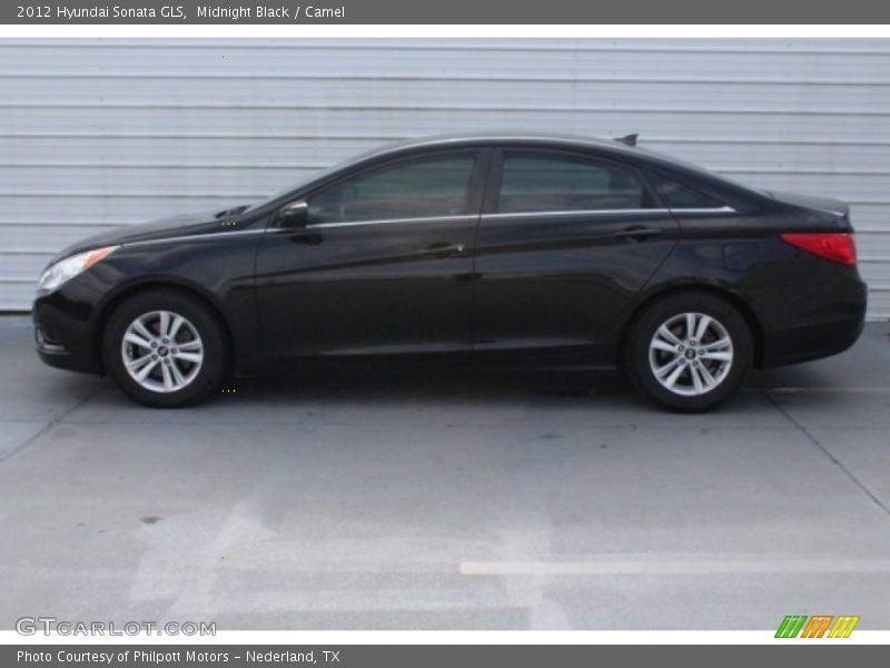 Midnight Black / Camel 2012 Hyundai Sonata GLS