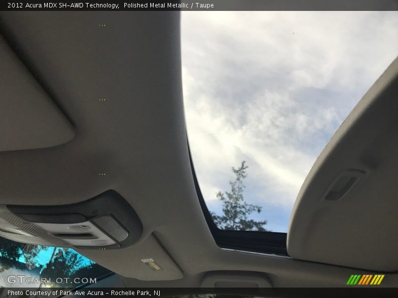 Polished Metal Metallic / Taupe 2012 Acura MDX SH-AWD Technology