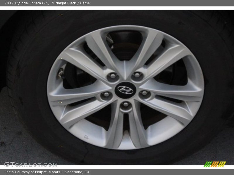 Midnight Black / Camel 2012 Hyundai Sonata GLS
