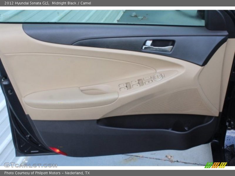 Midnight Black / Camel 2012 Hyundai Sonata GLS