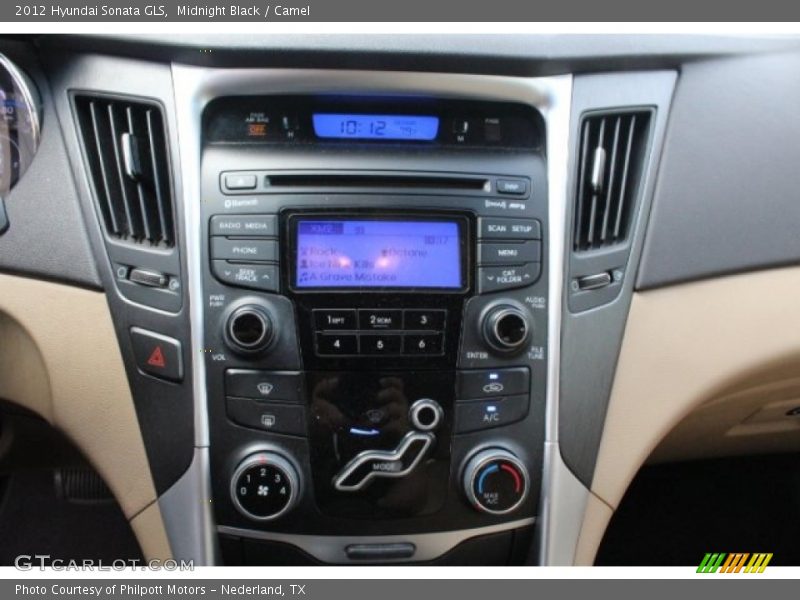 Midnight Black / Camel 2012 Hyundai Sonata GLS