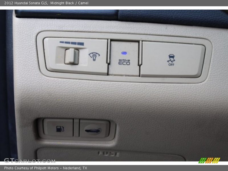 Midnight Black / Camel 2012 Hyundai Sonata GLS