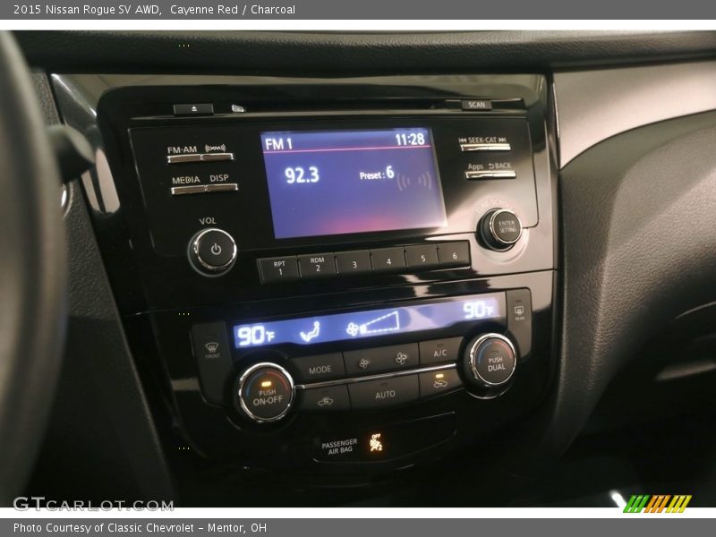 Cayenne Red / Charcoal 2015 Nissan Rogue SV AWD