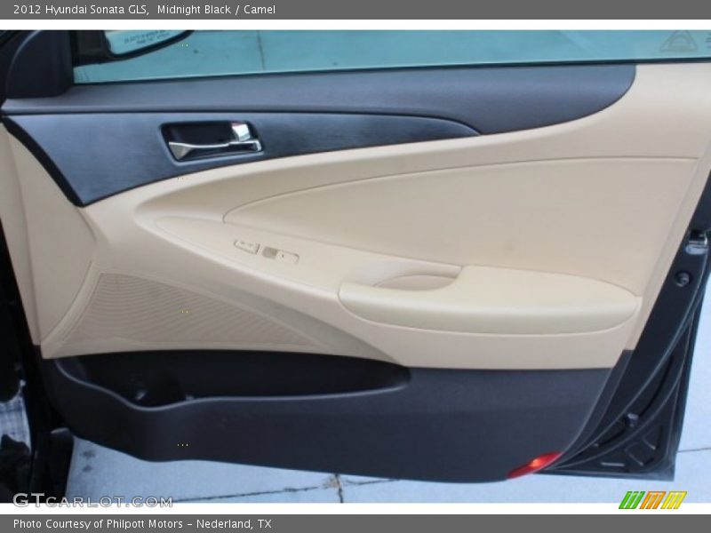 Midnight Black / Camel 2012 Hyundai Sonata GLS
