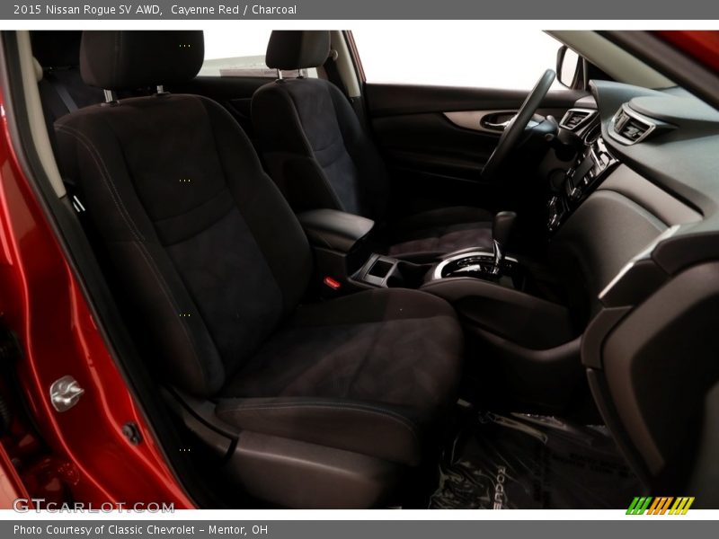 Cayenne Red / Charcoal 2015 Nissan Rogue SV AWD