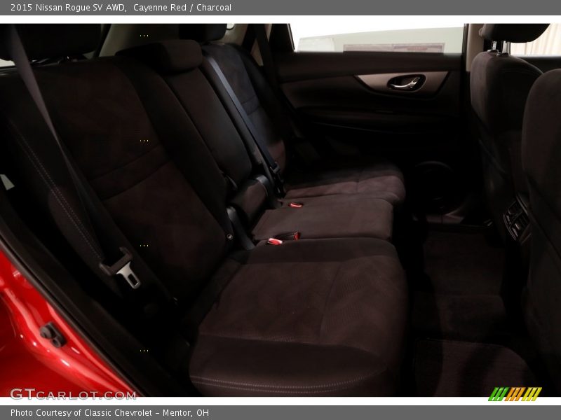 Cayenne Red / Charcoal 2015 Nissan Rogue SV AWD