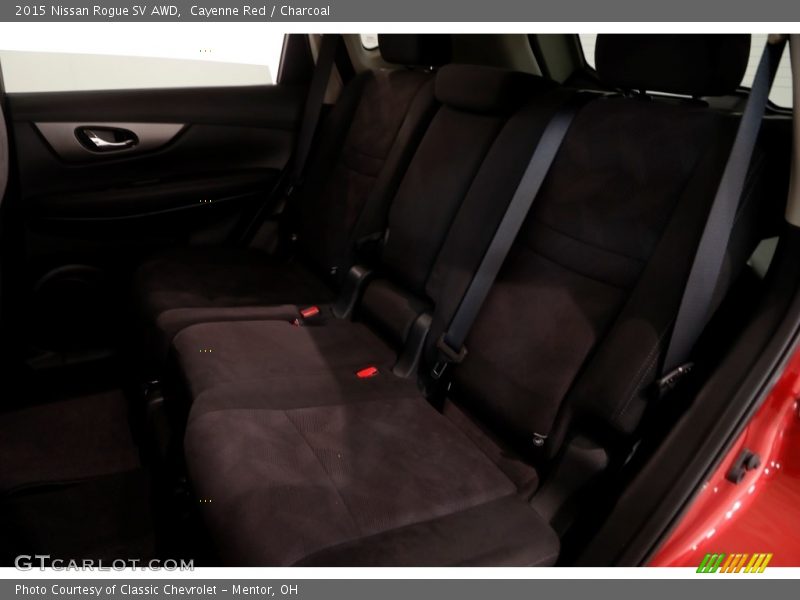 Cayenne Red / Charcoal 2015 Nissan Rogue SV AWD