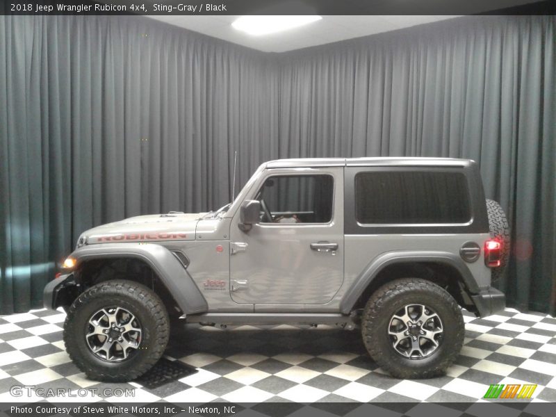 Sting-Gray / Black 2018 Jeep Wrangler Rubicon 4x4
