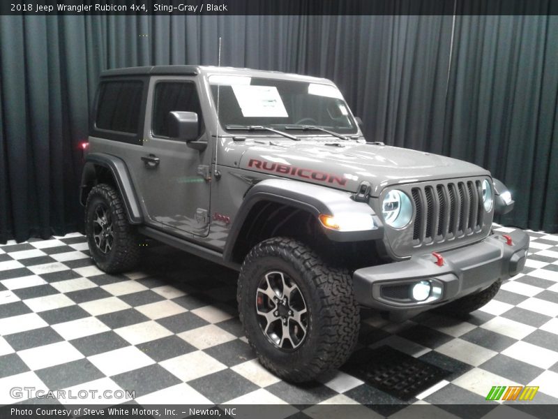 Sting-Gray / Black 2018 Jeep Wrangler Rubicon 4x4