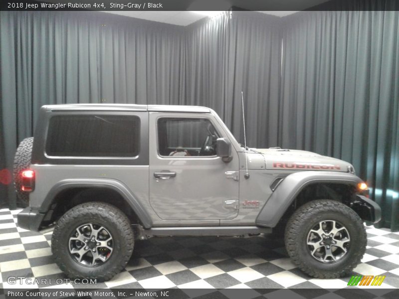 Sting-Gray / Black 2018 Jeep Wrangler Rubicon 4x4