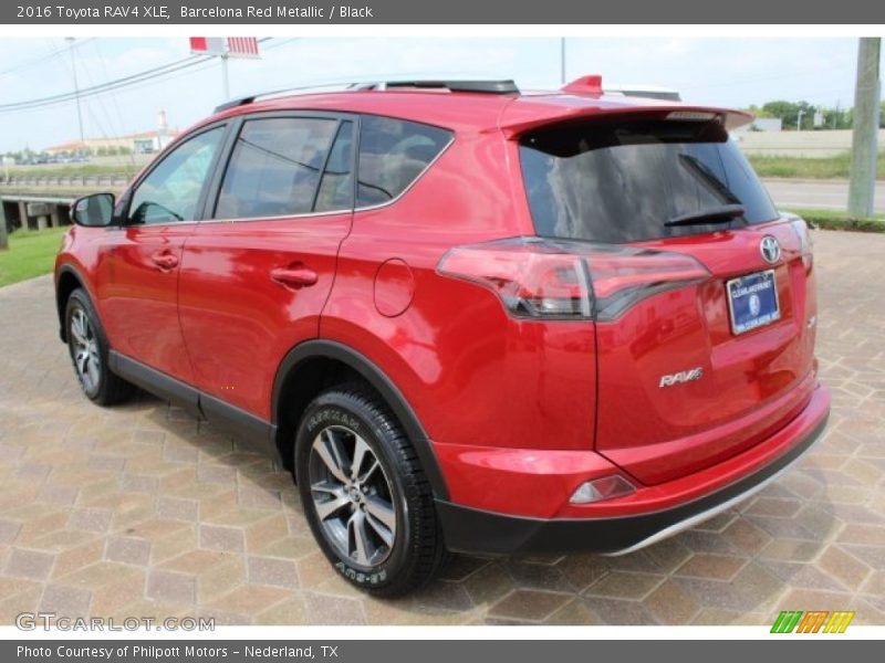 Barcelona Red Metallic / Black 2016 Toyota RAV4 XLE