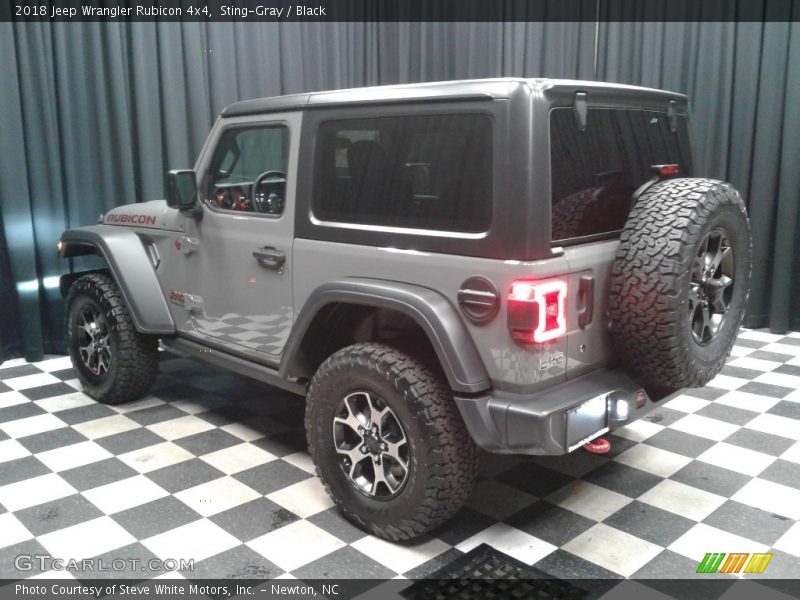 Sting-Gray / Black 2018 Jeep Wrangler Rubicon 4x4