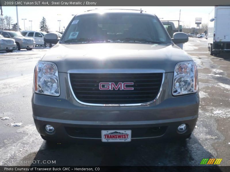 Steel Gray Metallic / Ebony 2009 GMC Yukon SLT 4x4