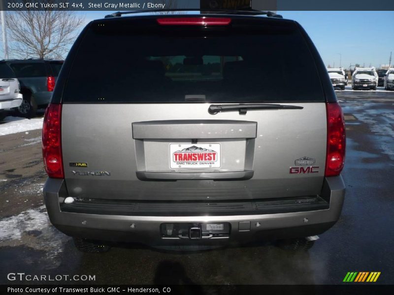 Steel Gray Metallic / Ebony 2009 GMC Yukon SLT 4x4