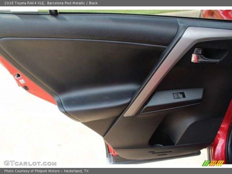 Barcelona Red Metallic / Black 2016 Toyota RAV4 XLE