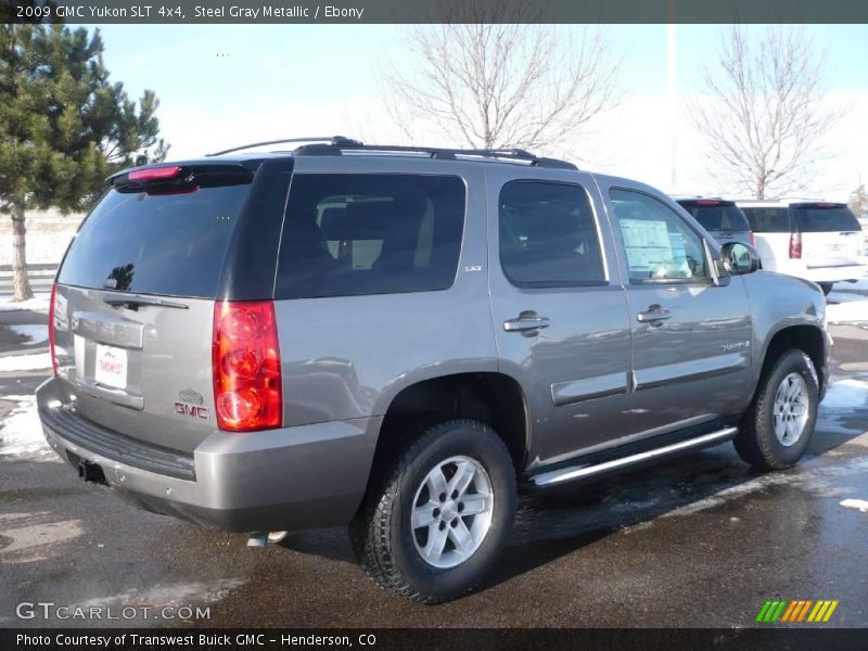 Steel Gray Metallic / Ebony 2009 GMC Yukon SLT 4x4
