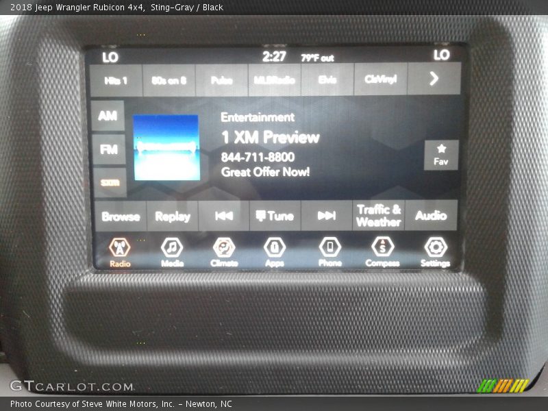 Sting-Gray / Black 2018 Jeep Wrangler Rubicon 4x4