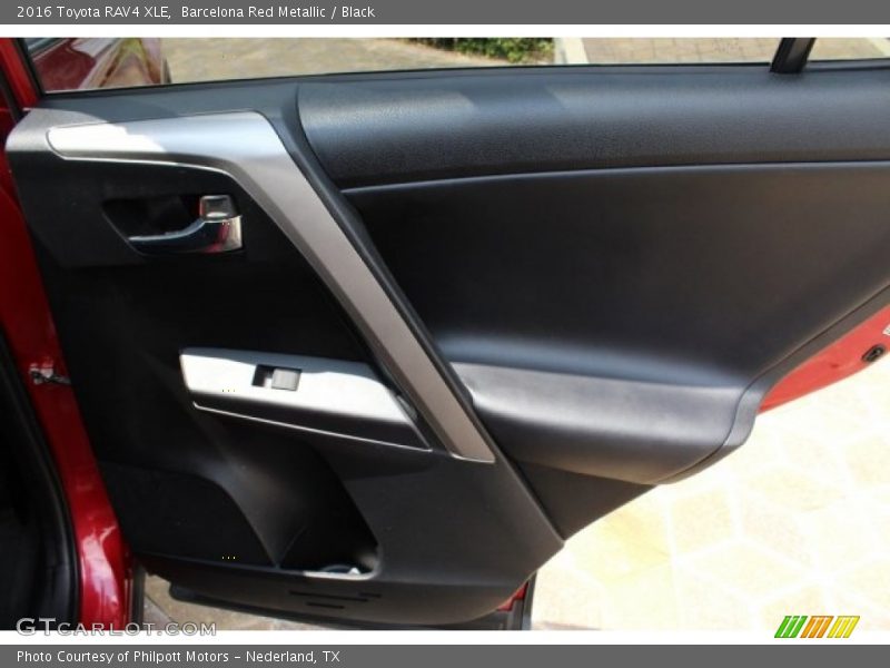 Barcelona Red Metallic / Black 2016 Toyota RAV4 XLE