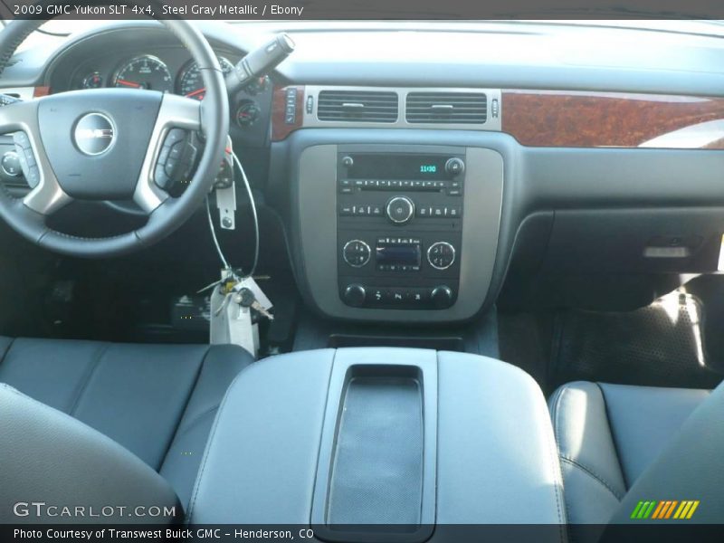 Steel Gray Metallic / Ebony 2009 GMC Yukon SLT 4x4