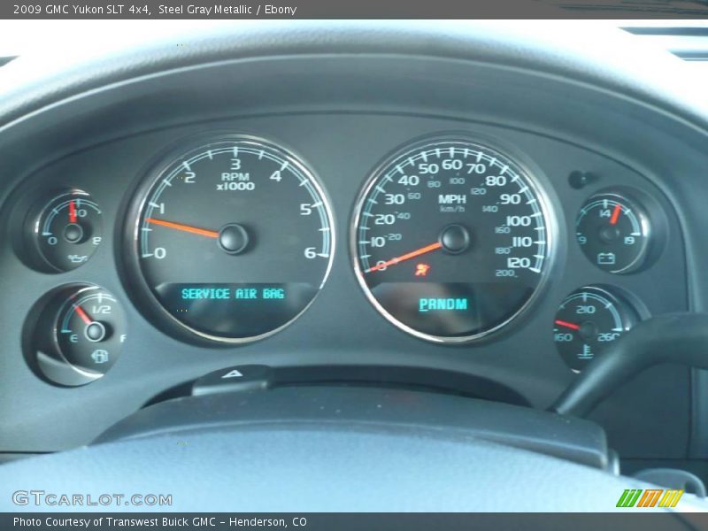 Steel Gray Metallic / Ebony 2009 GMC Yukon SLT 4x4