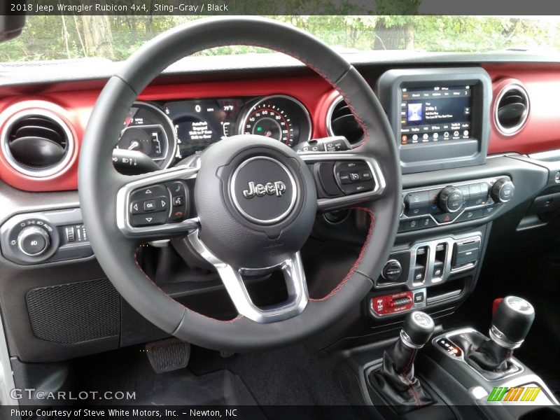 Sting-Gray / Black 2018 Jeep Wrangler Rubicon 4x4